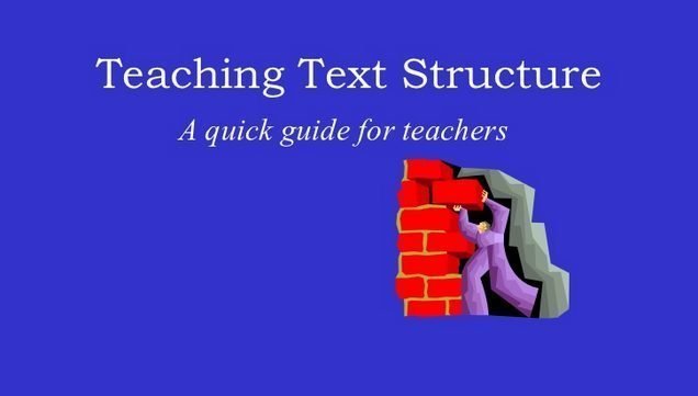 10 Amazing Titles for Teaching Nonfiction Text Structures 3 Text structures quick guide for teachers cover graphic