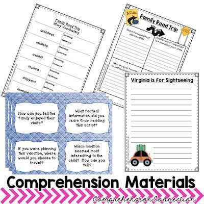 Engaging Ways to Build Fluency with Partner Plays 2 partner plays comprehension materials, Virginia's fur trapping worksheets