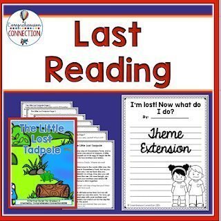 Useful and Effective Teaching Strategies for Reading Tutors 5 Reading Tutors last reading The Little Lost Tadpole theme extension resource cover