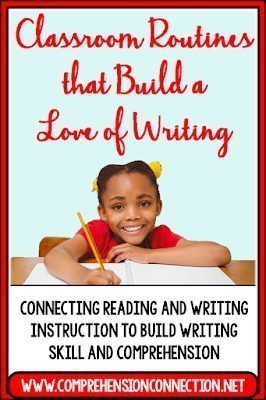Writing pin graphic classroom routines that build a love of writing connecting reading and writing instruction