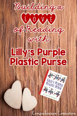 Extend the fun with Lilly's Purple Plastic Purse with this book companion. It includes before, during, after activities with a comprehension focus. Characterization pin, building a love of reading with Lilly's Purple Plastic Purse with heart erasers