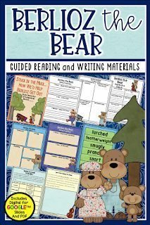 Planning a Bear Theme in 5 Easy Steps! 3 Bear theme Berlioz the Bear guided reading and writing materials