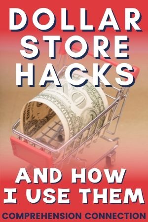 Dollar Store Hacks and How I Use Them 9 The Dollar Store offers teachers an inexpensive way to make special things for the classroom. This post includes one teacher's favorite finds and how to use them.