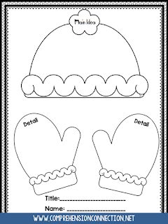 How to Teach Main Idea with Animals in Winter 3 Main Idea Graphic Organizer