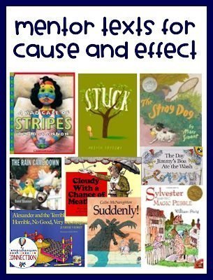 The Ultimate Guide to Spring Mentor Texts for Comprehension 2 Spring mentor texts for cause and effect resource collage
