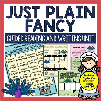 13 Fun Ways Patricia Polacco's Books Support Readers and Writers 14 Just Plain Fancy Unit