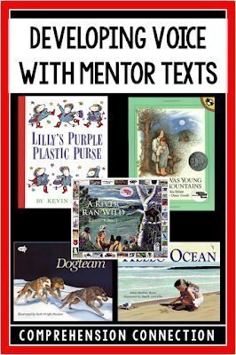 Five Of The Best Mentor Texts For Developing Voice 7 developing voice with mentor texts, Lilly's Purple Plastic Purse and Hello Ocean book covers