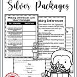 This post featuring Silver Packages as a mentor text for teaching inferences steps you through a print and go lesson perfect for December.