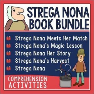 Making comparisons across texts starts with great book choices. Comparing books with the same genre such as different versions of Cinderella or The Three Little Pigs work well. You can also compare books by the same author such as Tomie DePaola's Strega Nona series. Check out this post for lesson ideas and resources you can use.