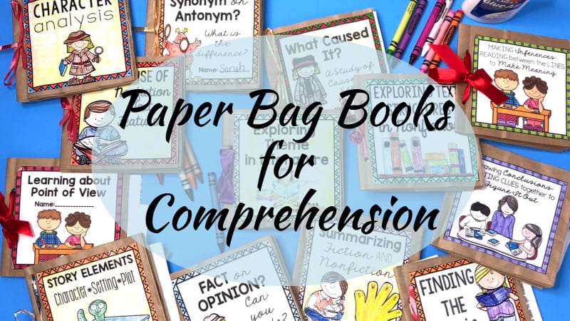 Paper bag books have been around for a long time, but these have a specific purpose. If you are looking for a fun way to model and practice reading skills, you should give them a try. Kids love hands-on learning, and yet, it's hard to find hands-on activities for language arts. That's what makes paper bag books a great option for modeling skills while using mentor texts. Visit this post to learn more.