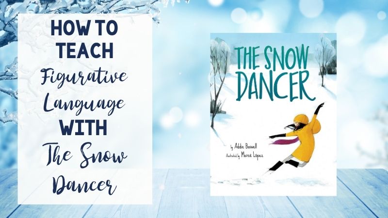Some authors have great skill in using figurative language within their writing, and Addie Boswell is one of them! The Snow Dancer includes examples of similes, metaphors, alliteration, onomatopoeia, and more. In this post, I will be sharing a mentor text lesson you can use for figurative language and descriptive writing using this great book.