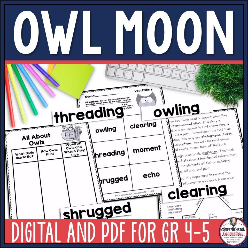 10+ Engaging Lesson Ideas Using The Book, Owl Moon
