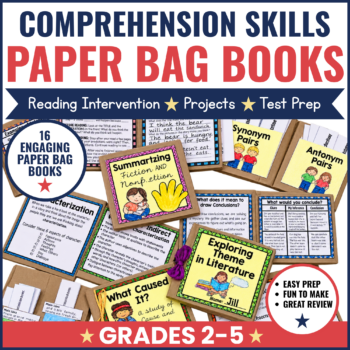 Comprehension Projects for Any Book Reading Skills Activities