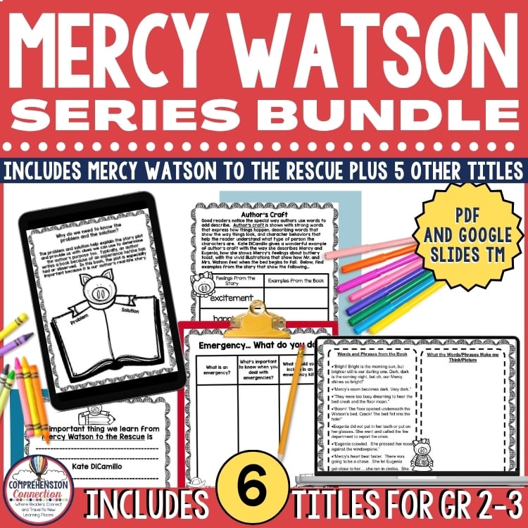 Mercy Watson Bundle of Book Companions Reading and Writing Activities 1 Mercy Watson Bundle of Book Companions Reading and Writing Activities