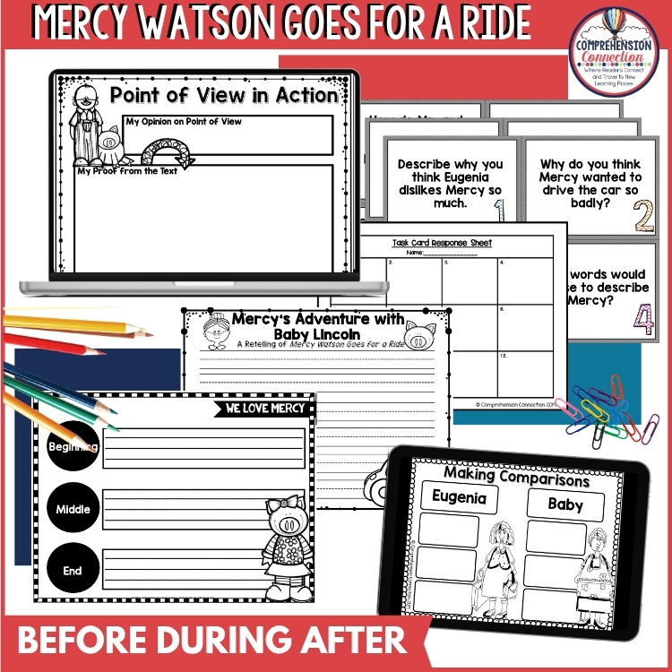 Mercy Watson Bundle of Book Companions Reading and Writing Activities 10 Mercy Watson Bundle of Book Companions Reading and Writing Activities - Image 10