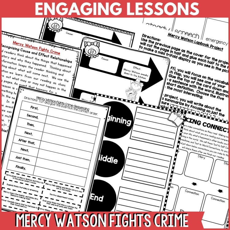 Mercy Watson Bundle of Book Companions Reading and Writing Activities 8 Mercy Watson Bundle of Book Companions Reading and Writing Activities - Image 8
