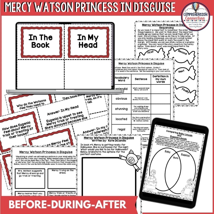 Mercy Watson Bundle of Book Companions Reading and Writing Activities 7 Mercy Watson Bundle of Book Companions Reading and Writing Activities - Image 7