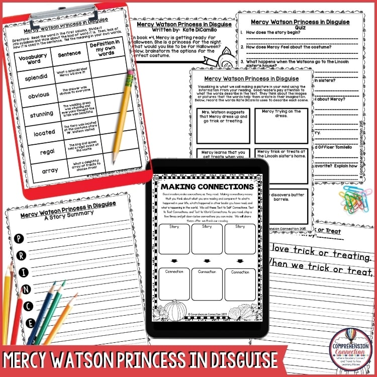 Mercy Watson Bundle of Book Companions Reading and Writing Activities 6 Mercy Watson Bundle of Book Companions Reading and Writing Activities - Image 6
