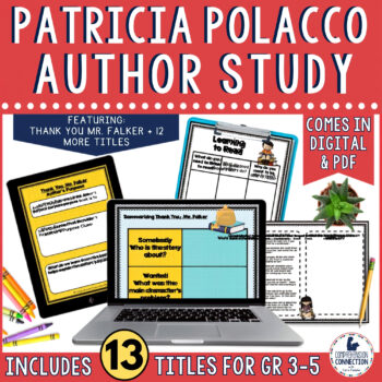 Patricia Polacco Author Study Book Companions Literacy Activities
