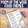 Poem Of The Week Food Poetry Cooking Poetry Fluency Activities ...