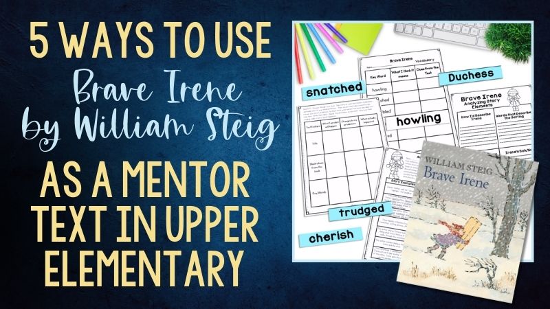 5 Ways to Use Brave Irene by William Steig as a Mentor Text in Upper Elementary titile image
