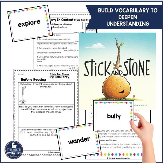 Stick and Stone Vocabulary Activities