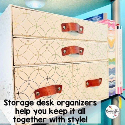 7 Organizational Tips for Increasing Teacher Productivity and Saving Valuable Time 3 7 Organizational Tips for Increasing Teacher Productivity and Saving Time-DESK ORGANIZATION
