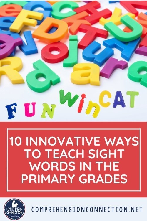 Keeping students engaged and actively learning leads to increased motivation and makes lessons memorable. In this post, I am sharing some of my favorite ways to teach sight words to beginning readers. Having strong sight word recognition leads to increased reading fluency which leads to improved reading comprehension, the ultimate goal of reading.