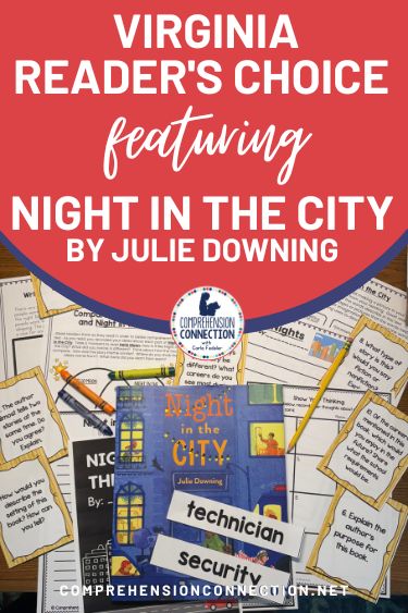 Virginia Reader's Choice featuring Night in the City by Julie Downing 5 Virginia Reader's Choice features Night in the City by Julie Downing pin
