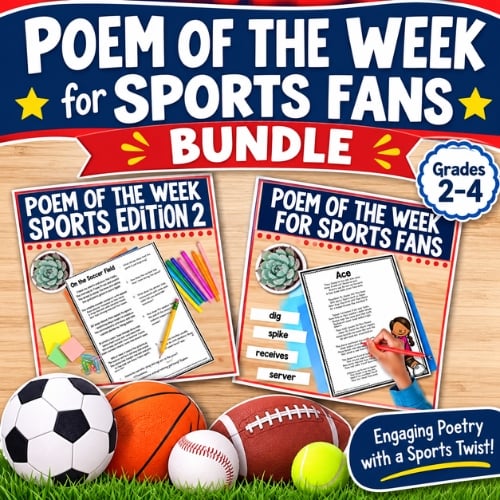Poem of the Week for Sports Fans Bundle 3 Poem of the Week for Sports Fans Bundle